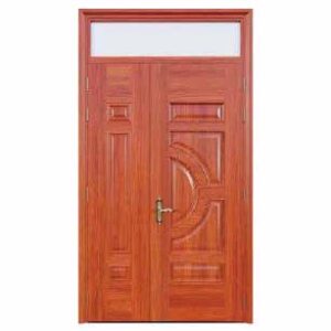 Cửa Thép Vân Gỗ 2 Cánh KL22_02