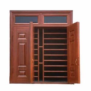 Cửa Sổ Thép Vân Gỗ KLS43-3TK_01