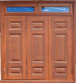 Cửa Sổ Thép Vân Gỗ KLS43-3TK_02