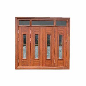 Cửa Sổ Thép Vân Gỗ KLS43-K-3TK