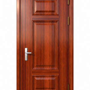 Cửa Thép Vân Gỗ 1 Cánh KL001_3OV