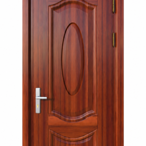 Cửa Thép Vân Gỗ 1 Cánh KL001_VBE_TK