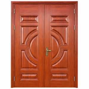 Cửa Thép Vân Gỗ 2 Cánh KL_2_01