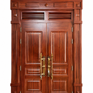 Cửa Thép Vân Gỗ 2 Cánh KL_2_03