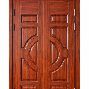 Cửa Thép Vân Gỗ 2 Cánh KL_2_04