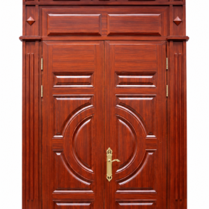 Cửa Thép Vân Gỗ 2 Cánh KL_2_05