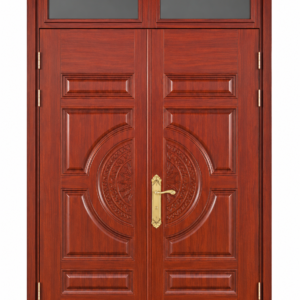Cửa Thép Vân Gỗ 2 Cánh KL_2_06