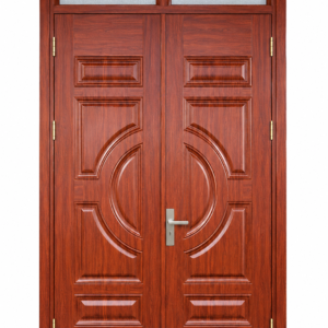 Cửa Thép Vân Gỗ 2 Cánh KL_2_07