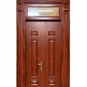 Cửa Thép Vân Gỗ 2 Cánh KL_2_08