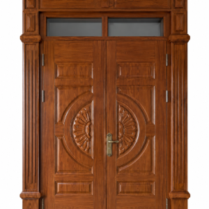 Cửa Thép Vân Gỗ 2 Cánh KL_2_09