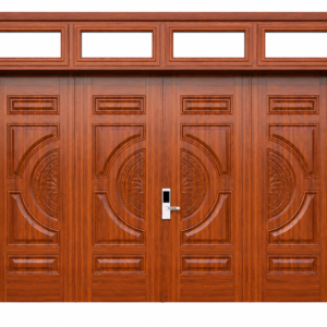 Cửa Thép Vân Gỗ 4 Cánh Cân KL_4CC_08