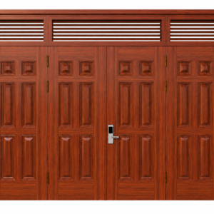 Cửa Thép Vân Gỗ 4 Cánh Cân KL_4CC_09