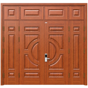 Cửa Thép Vân Gỗ 4 Cánh KL_4C_07