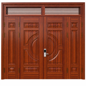 Cửa Thép Vân Gỗ 4 Cánh KL_4C_11
